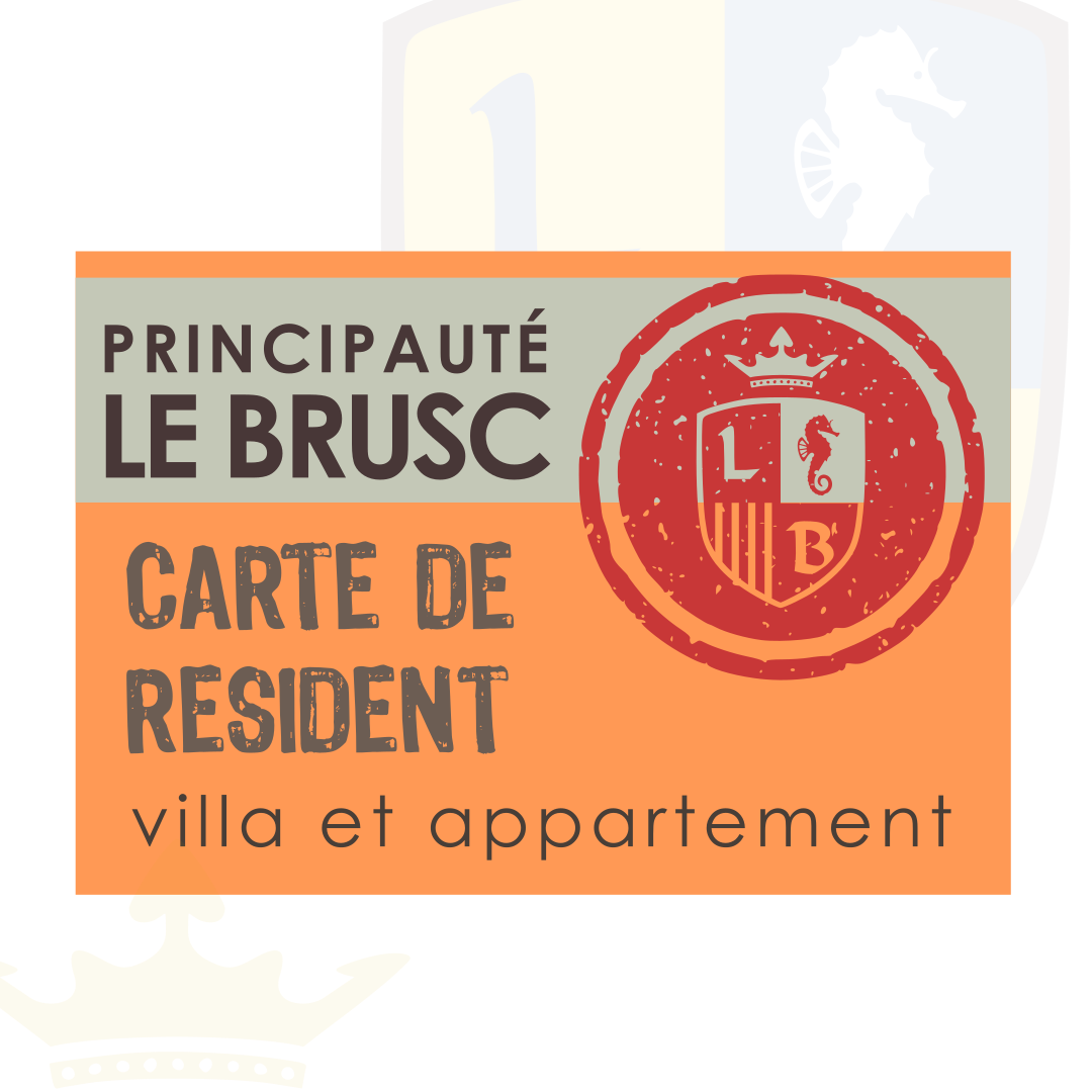 Carte de Résident de la Principauté le Brusc