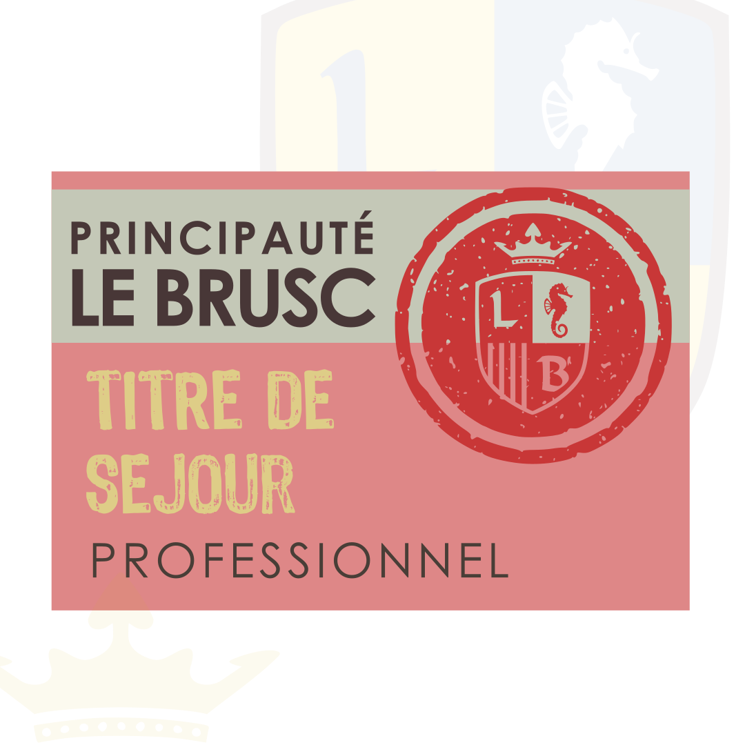 Titre de Séjour de la Principauté le Brusc