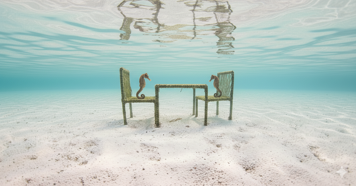 BRUSKEA - table cymodocea hippocampe